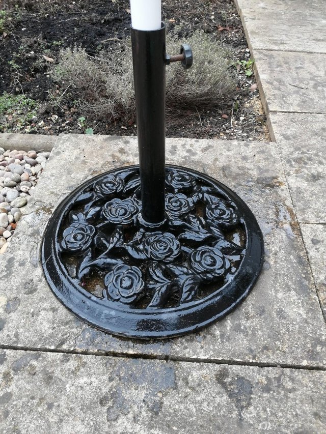 Preview of the first image of Garden Parasol Base, umbrella stand.