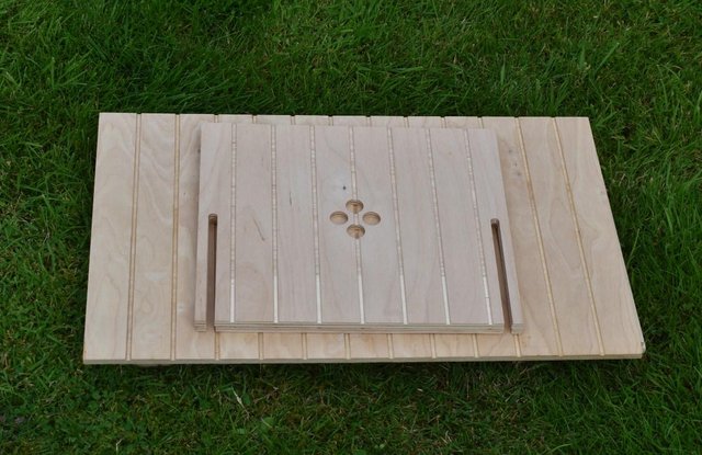 Image 3 of Extra Large Wooden House for Rabbits, Guinea Pigs, Tortoises