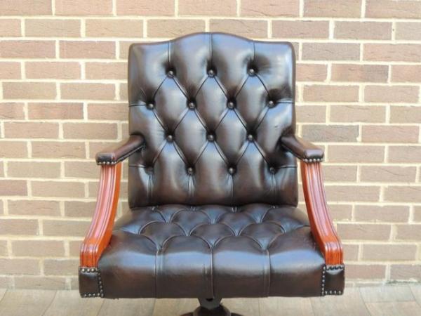 Image 4 of Gainsborough Brown Chesterfield Chair (UK Delivery)