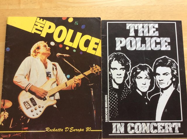 Preview of the first image of The Police - Rockatta d’europa 1980 programme.