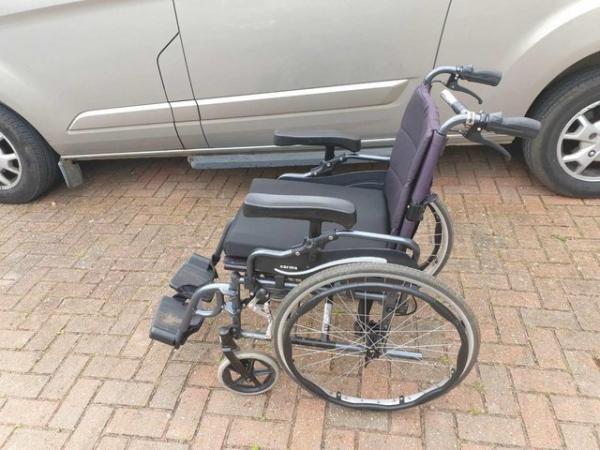 Image 2 of WHEELCHAIR AND WALKING FRAME IN VGC. PE3 6AJ