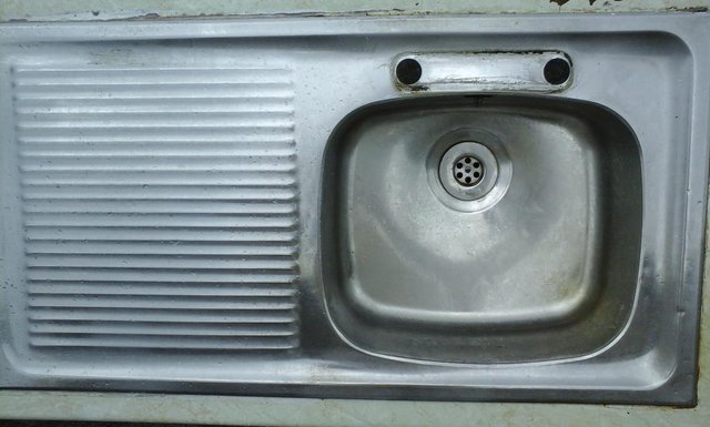 Preview of the first image of Stainless Steel Kitchen Sink In A Good Condition.