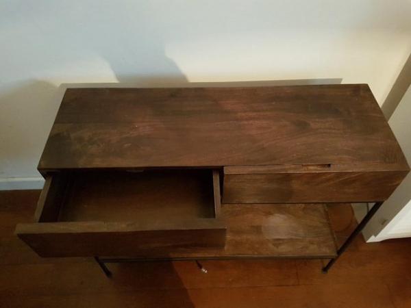 Image 2 of Pascal Console Table Stained Mango Wood