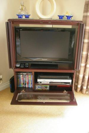 Image 1 of TV Cabinet & Television