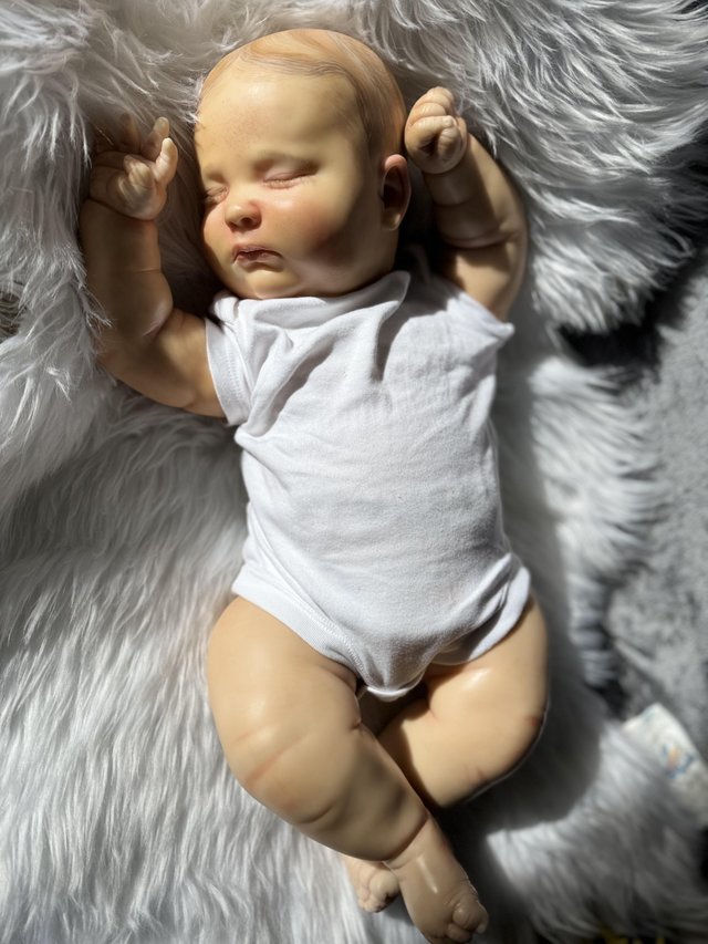 Preview of the first image of Reborn baby 3 month sleeping Joseph kit.
