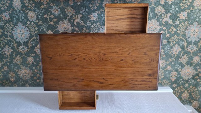 Old Charm Solid Oak Coffee Table With Drawers — photo 3 of 3