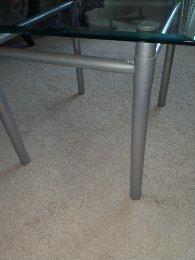 Image 1 of Contemporary Glass Top Side Table