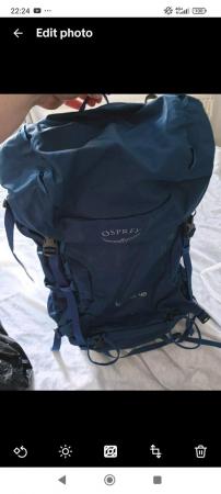 Image 1 of Men's S/M Osprey Kestrel 48l backpack