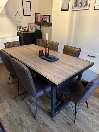 Image 1 of Dining Table & Chairs, 2 Years Old, Hardly used
