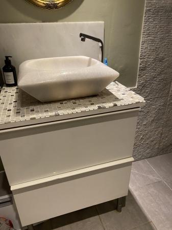 Image 2 of Bathroom sink quartz/marble