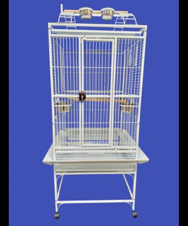 Image 6 of Parrot-Supplies Ohio Play Top Parrot Cage White