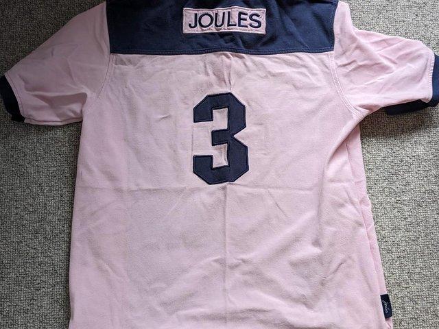 Preview of the first image of Joules Ladies Ascot style polo shirt size large.