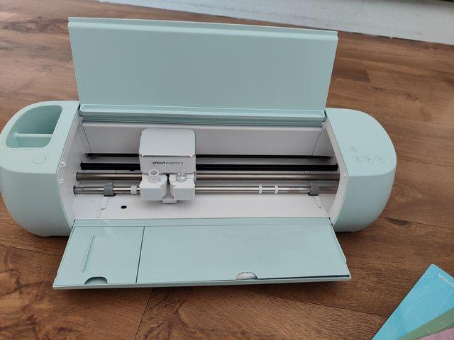 Preview of the first image of Cricut Explore 3 machine and lots of extras.