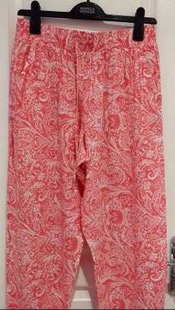 Image 2 of New M&S Pyjama Bottoms The Lounge Pant 14 Cora Collect Post