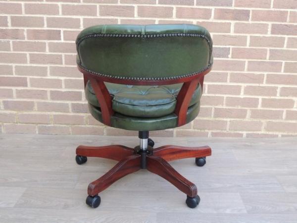 Image 6 of Green Padded Bankers Chair (UK Delivery)