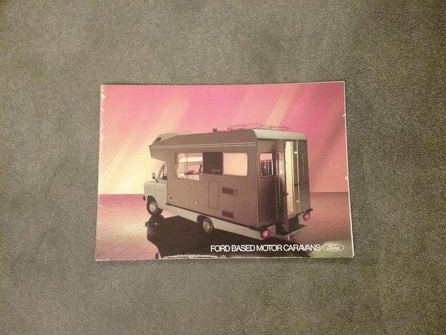 Preview of the first image of Ford Motorhome 19 page sales brochure.