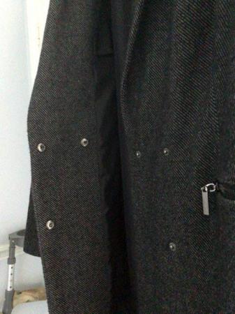 Image 4 of M and S grey coat lovely design with detail zip pockets