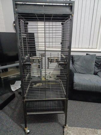 Image 10 of BIRD CAGE FOR ALEXANDER RINGNECK GRAY PARROTS COCKATIELS AND