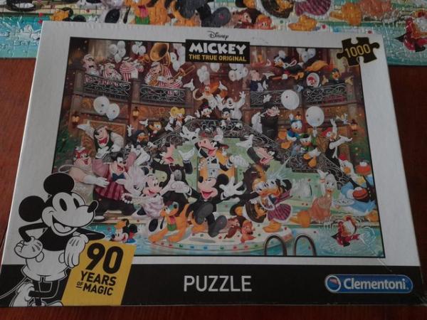 Image 1 of Clementoni 1000 piece jigsaw Mickey 90 year anniversary boxe