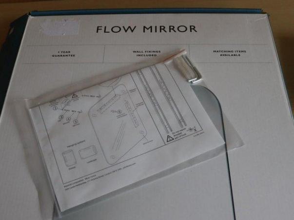 Image 2 of John Lewis Mirror 60 x 36cm. John Lewis Flow Mirror. John Le