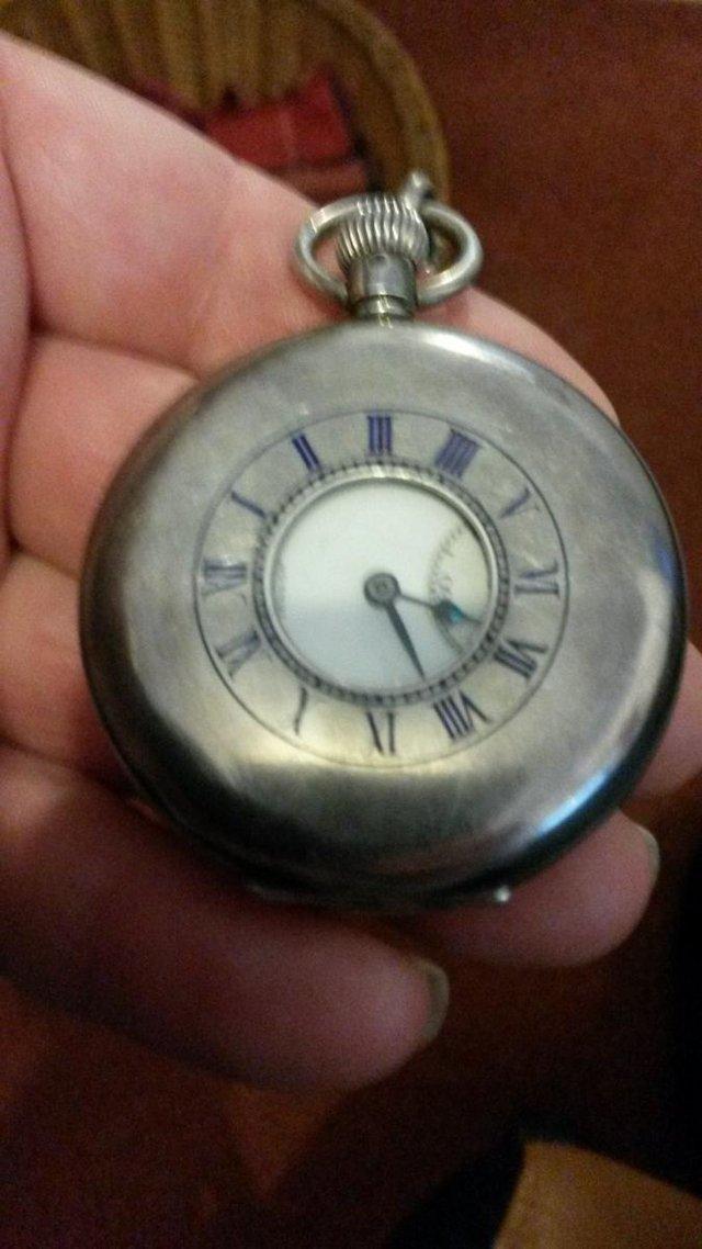 Preview of the first image of Benson Solid Silver Pocket Watch (68203).