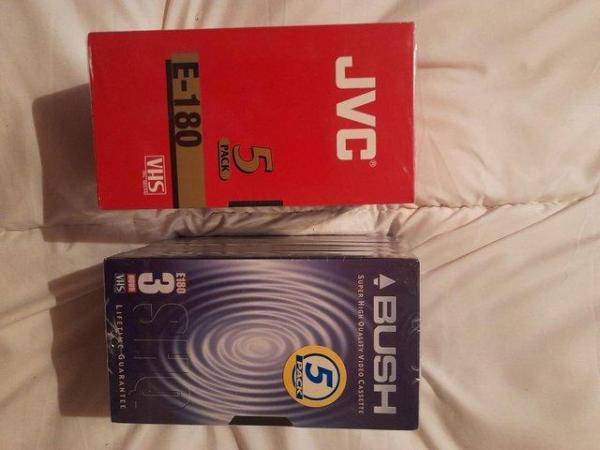 Image 2 of VHS Video Cassetts. JVC, Bush, TDK and Maxwell