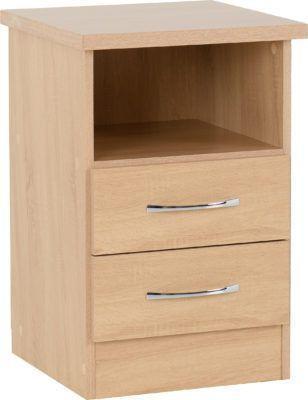 Preview of the first image of Nevada 2 drawer bedside in sonoma oak.