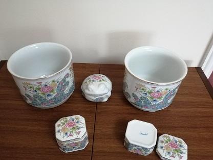 Preview of the first image of 'Laudel' planters and trinket boxes.