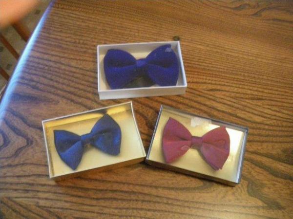 Image 3 of BOW TIES - DICKIE BOWS - 2 NEW -1 USED