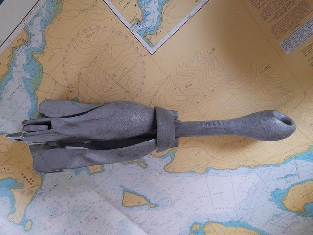 Preview of the first image of 3.2Kg Galvanized Folding Boat Anchor.