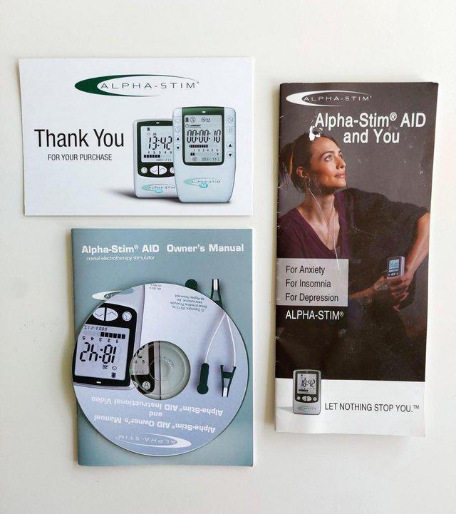 Preview of the first image of ALPHA STIM AID: Cranial Electrotherapy Stimulation.