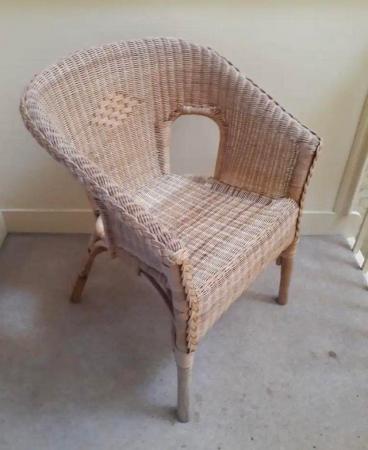 Image 2 of Wicker chair . . . . . . . . .