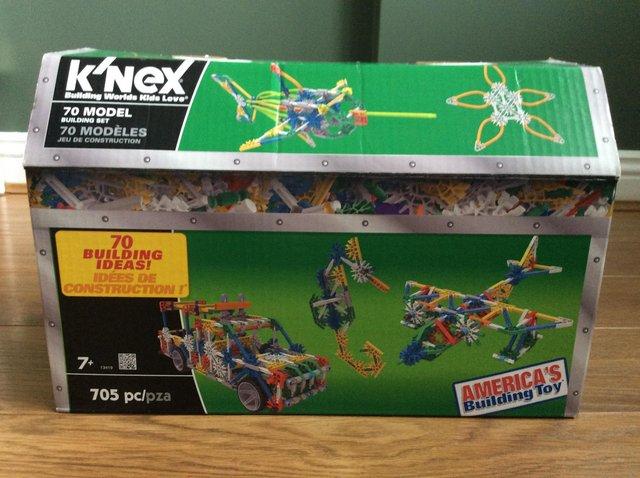 Preview of the first image of K’Nex 70 Model Building Set (boxed).