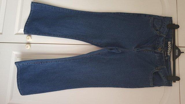 Image 2 of Debenham Blue Bootcut Stretch Jeans