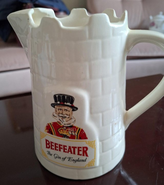 Preview of the first image of Beefeater Gin Water Jug - Very Good Condition.