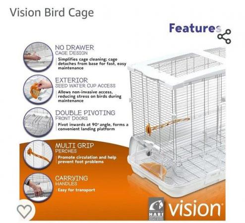 Image 5 of Large Vision bird cage, suitable for budgies, parrotlets