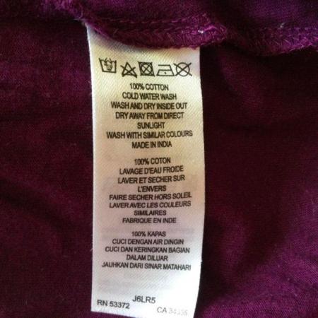 Image 4 of Size M GREAT PLAINS Purple Fringe Vest