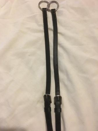 Image 1 of Black Running martingale attachment