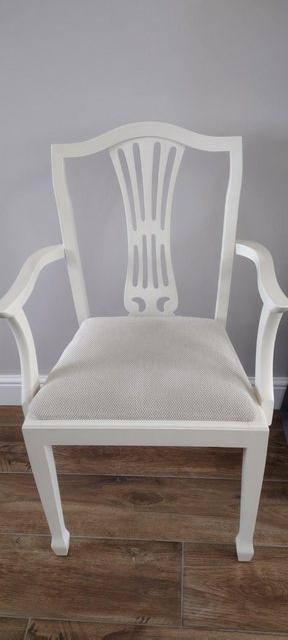 Preview of the first image of SIX QUALITY DINING CHAIRS.