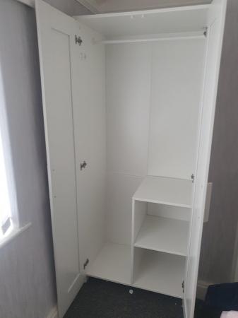 Image 1 of Ikea white wardrobe For Sale