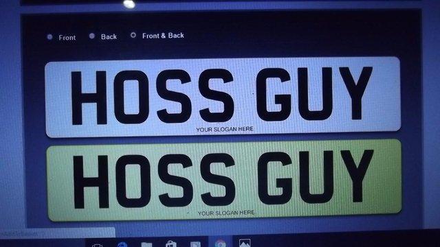 Image 6 of Horse,equestrian HIS & HERS private uk registration plates