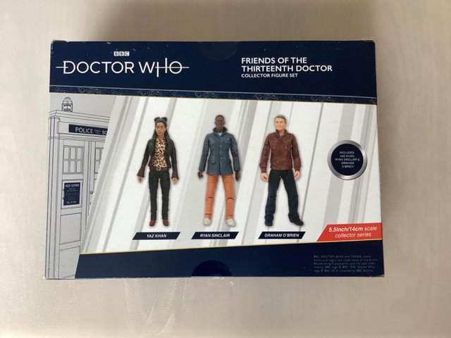 Preview of the first image of friends of the 13th thirteenth doctor dr who figures.