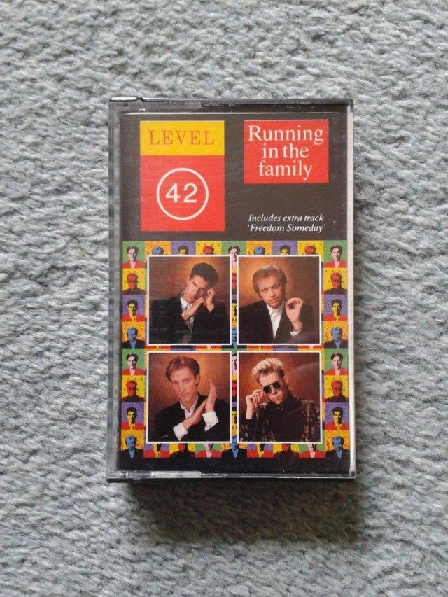 Preview of the first image of Level 42 - Running In The Family (Cassette, 1987).