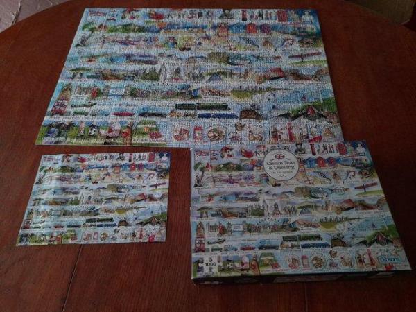 Image 3 of 1000 piece jigsaw Gibsons complete