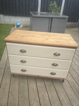Image 3 of Solid Pine chest of drawers