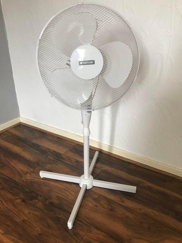 Preview of the first image of Electric Pedestal Fan( 3 speed oscillating).