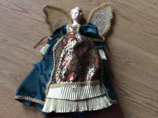 Image 2 of Christmas Angel tree topper ornament