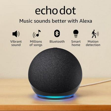 Image 2 of Amazon Echo Dot 5th Generation Smart Speaker with Alexa