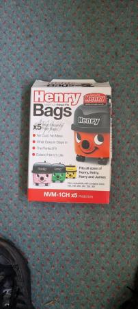 Image 1 of Henry Hoover complete with tools and 3 bags
