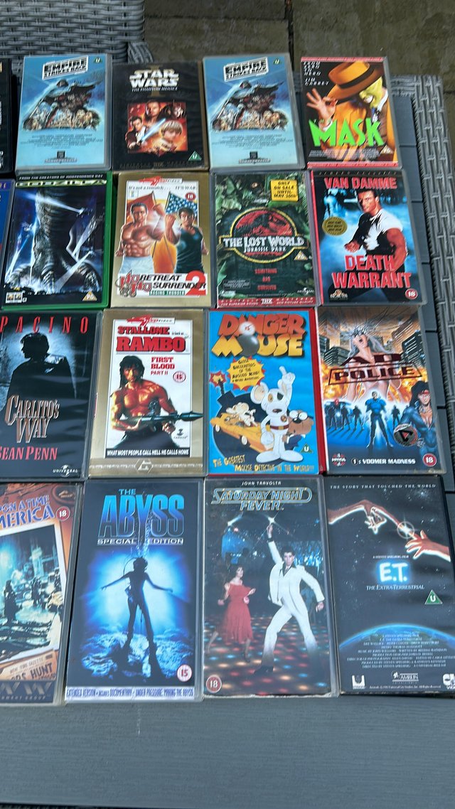Preview of the first image of Wanted VHS tapes for charity.